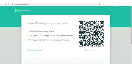 cara menggunakan whatshapp web